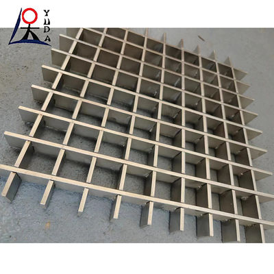 Durable Steel Walkway Steel Grating / Metal Grid Walkway  Customized Car Park Drainage