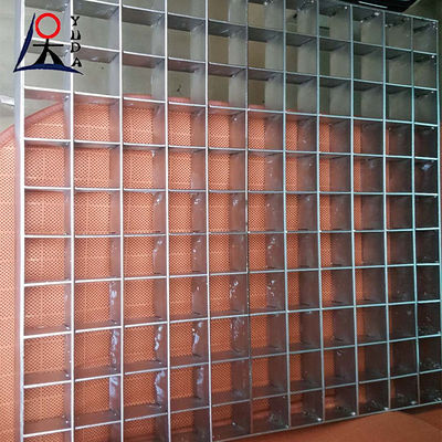 Custom Metal Catwalk Grating Building Materials Hot - Dip Galvanized Mild Steel Grille