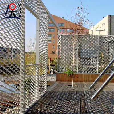 Galvanized Diamond Expanded Metal Mesh / Wire Mesh For Security