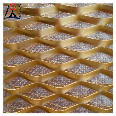 Hot Dipped Galvanized Carbon Steel Expanded Metal With Various Styles Metal Diamond Mesh