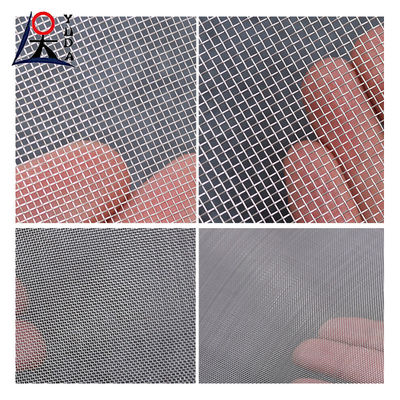 Ultra Fine Woven Stainless Steel Mesh Screen Filter 304 316 Plain Weave Mesh Rolls