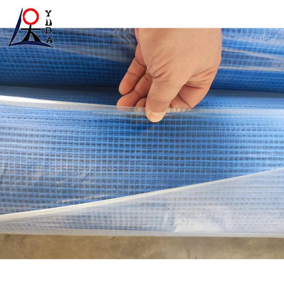 Custom 4x4mm  Roofing Adhesive Fiberglass Mesh Alkaline Resistant