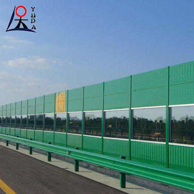 Highway Road / School Sound Barrier Panel Outdoor Sound Barrier Walls Commercial Metal Sheet