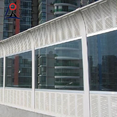 High Stability Metal Noise Panels Wall Sound Proof Barrier Outdoor 2m~4m Roadside Noise Barriers