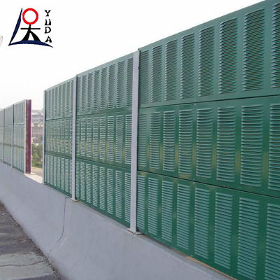Road Noise Barrier Panel Highway No Fade Aluminum Sheet Sound Wall