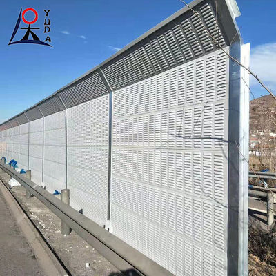 2m~4m Sound Barrier Fence Road Noise Barrier Panel Walls For Highway Road