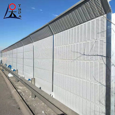 Highway Railway Noise Barriers Galvanized Road Noise Barrier Steel Plate