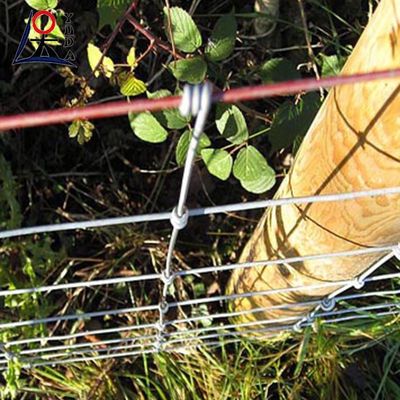 Metal Galvanized Deer Field Fence High Tensile Woven Wire Fixed Farm Cattle Fence