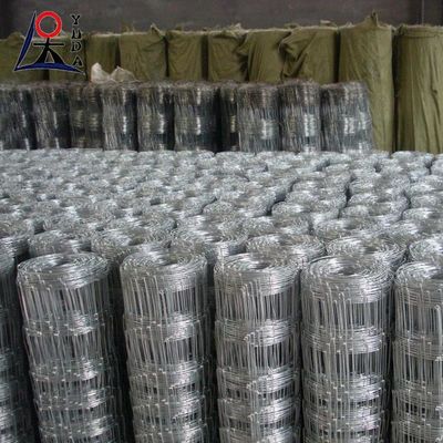 Galvanized Cattle Field Metal Fence Hinge Joint Woven Animal Farm Iron Wire Fencing