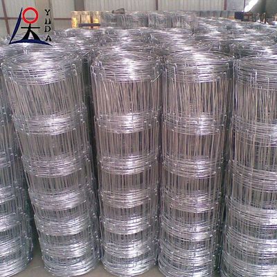 Grassland Sheep High Tensile Weave Iron Wire Mesh Galvanized Cattle Field Fence