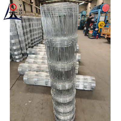 Grassland Sheep High Tensile Weave Iron Wire Mesh Galvanized Cattle Field Fence
