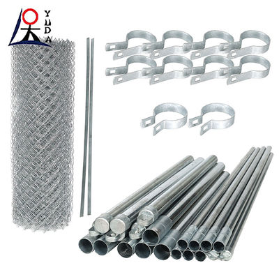 8ft 6ft Tall Galvanized Diamond Fence Cyclone Wire Mesh Chain Link Fence Roll