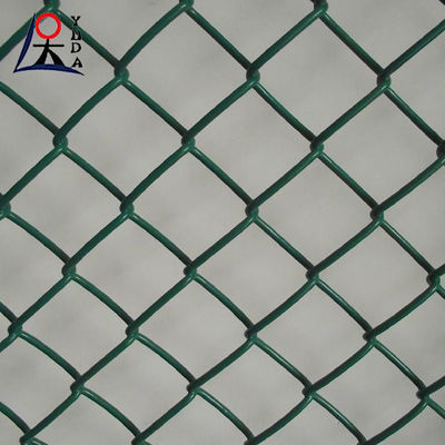 Diamond Temporary Chain Link Fence Gate Pvc Coated Privacy Cyclone Iron Wire Mesh
