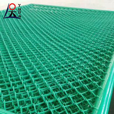 Durable Garden Chain Link Fence Roll Diamond Hole Weave Cyclone Mesh Roll