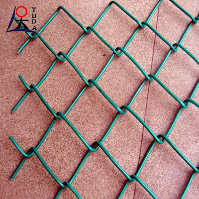 Hot Dipped Galvanized Chain Link Fence Panels Diamond Cyclone Iron Wire Net