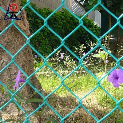 Boundary Privacy Galvanized Chain Link Fence Diamond Hole Cyclone Mesh