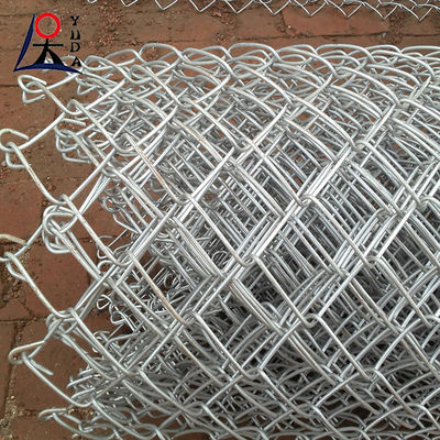 Boundary Privacy Galvanized Chain Link Fence Diamond Hole Cyclone Mesh