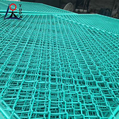 Hot Dipped Galvanized Chain Link Fence Panels Diamond Cyclone Iron Wire Net