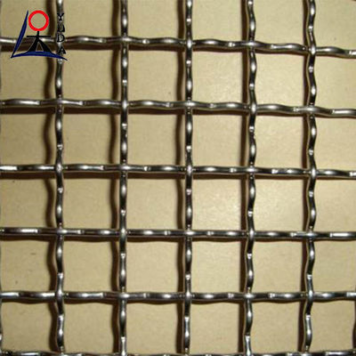 Ζυγισμένο Crimp Mesh Crimped Wire Mesh Square Διακοσμητικό υφασμένο μεταλλικό φράχτη