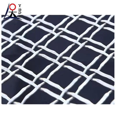 Square Decorative Stone Crusher Vibrating Crimped Screen Mesh