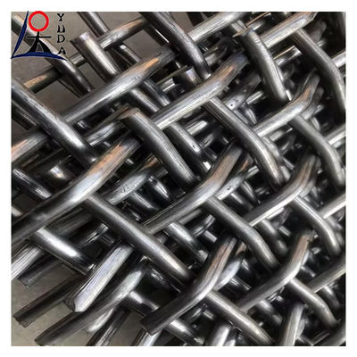 Vibrating Screen Double Woven Crimped Wire Mesh Lock Crimp Wire Mesh