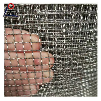 2.2 Mm Wire Diameter 304 Stainless Steel Crimped Wire Mesh Mine Screen Filter