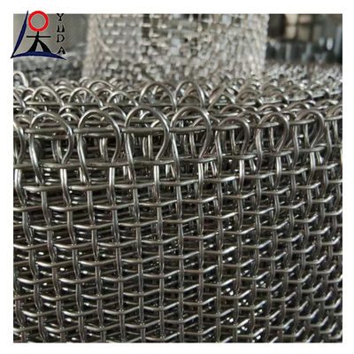 OEM Crimped Woven Vibrating Screen Crimped Wire Mesh Square Hole