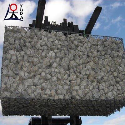 Stone Filled Wire Mesh Wall Gabion Basket Wall Welded Gabions Box