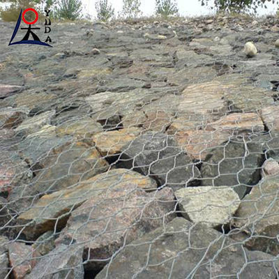 Hexagonal Gabion Mesh Hot Dip Galvanized Pvc Coated Gabion Box