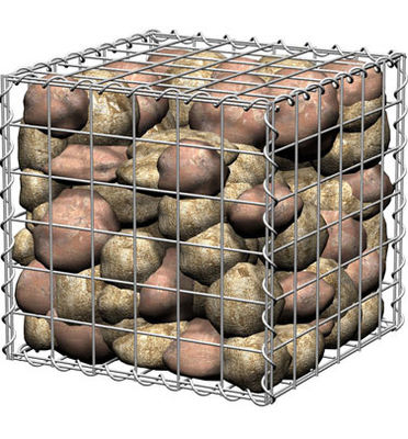 Hot Dipped Galvanized Gabion Box Hexagonal Gabion Mesh Retaining Wall