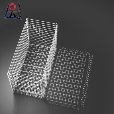Rock Baskets Wire Mesh Retaining Wall Welding Gabion Baskets Cage