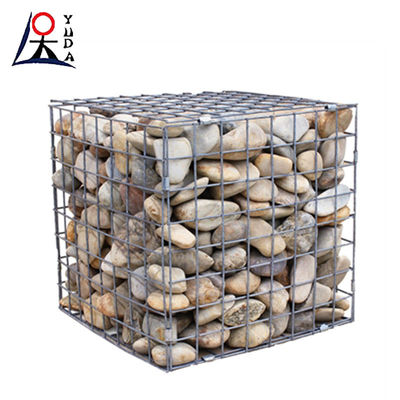 Hexagonal Wire Mesh Gabion Fence Panels Welded Stone Cage Gabion Mesh