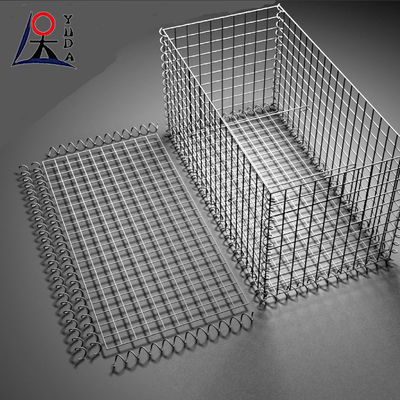 Hot Galvanized Galfan Coated Welded Gabion Box Stone Cage Box