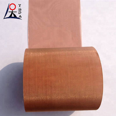 Fine Copper Tin Bronze Wire Mesh Copper Mesh Roll Square Hole