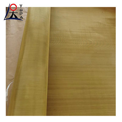 Shielding fine Woven Copper Mesh Decorative 0.05mm -2.03mm