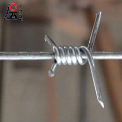 3 Strand Security Barbed Wire Single 14 Gauge Galvanized Fence Rolls Barbed Wire