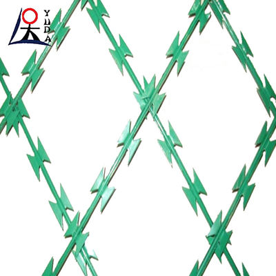 Razor Blade Wire Mesh Roll BTO-22 Security Razor Barbed Wire Mesh