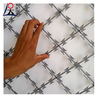 Razor Blade Wire Mesh Roll BTO-22 Security Razor Barbed Wire Mesh