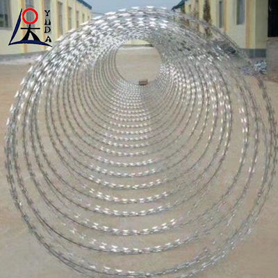 Hot Dip Galvanized Straight Line Razor Barbed Wire Mesh Fence