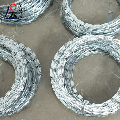 Anti Climbing Fence Protective Wire Hot Dipped Galvanized Razor Barbed Wire