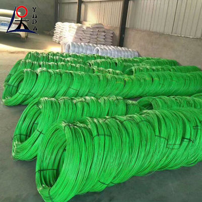 High Strength 16 Gauge Pvc Coated Metal Wire Cutting Binding Cut Wire