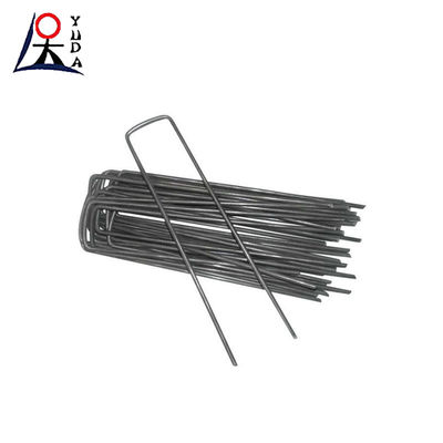 Galvanized Steel U-Type Nail For Garden Turf Sod Staples Length 50mm-300mm