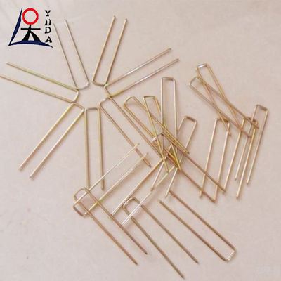 Building Construction 11 Gauge U-Type Turf Nails 6 Inch Length Landscape Grass Staples For Building Projects