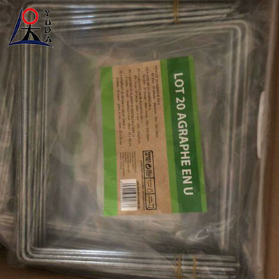Building Construction 11 Gauge U-Type Turf Nails 6 Inch Length Landscape Grass Staples For Building Projects