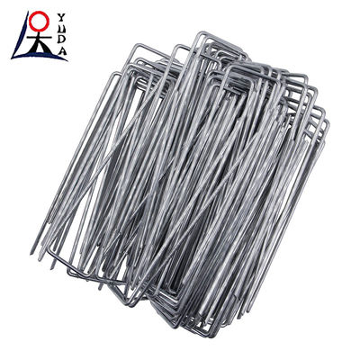 Landscape Sod Garden Staples Grass Fixing Pins Galvanized Staples Sample Free Sample For Building Construction