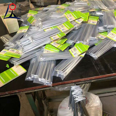 Steel U Shaped Ground Nails Galvanized Sod Staple For Garden