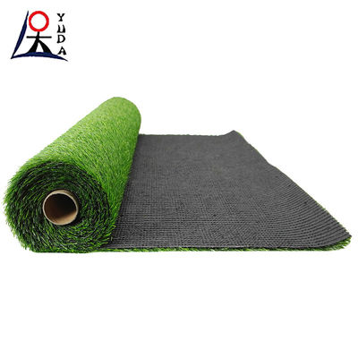 Green Synthetic Grass Turf Landscaping For Weatherproof Outdoor Plastic Lawn Mat