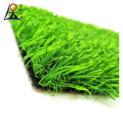 Green Synthetic Grass Turf Landscaping For Weatherproof Outdoor Plastic Lawn Mat