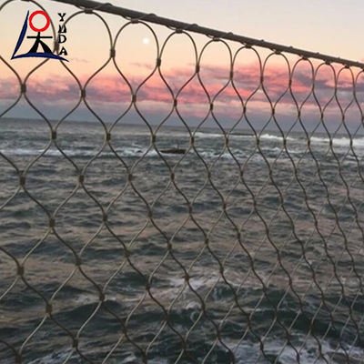 Slope Protection Steel Wire Net Stainless Steel Ferrule Wire Rope Mesh