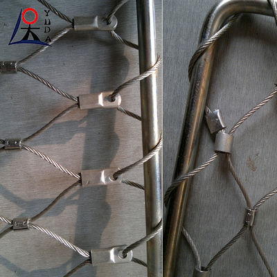 Stainless Steel Wire Rope Fencing Mesh Flexible Cable Wire Mesh Netting